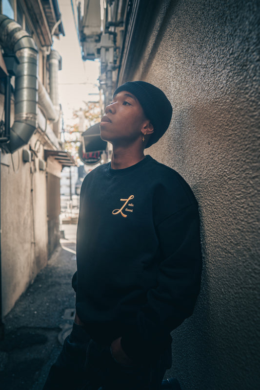 HEAVYWEIGHT LOGO SWEAT T-SHIRT 《BLACK&GOLD》